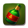 santa pigger christmas bottle symbol