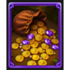 sherwood heist hold and win treasure bag symbol