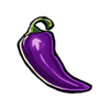 spice purple pepper symbol