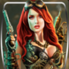 steampunk nation woman symbol