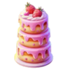 sweetie party fusion reels pink cake symbol
