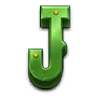 track n gold j symbol