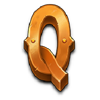 track n gold q symbol