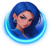 trinity starlight bluehair symbol