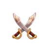 triple treasure cove hold and win swords symbol