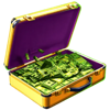 unusual suspects ultra link and win money briefcase symbol