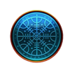 vikings hammer shield symbol
