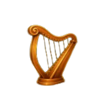 well of riches harp symbol
