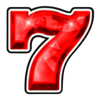 wild hot 40 hold and win 7 symbol