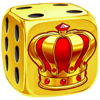 flaming crowns dice wild symbol