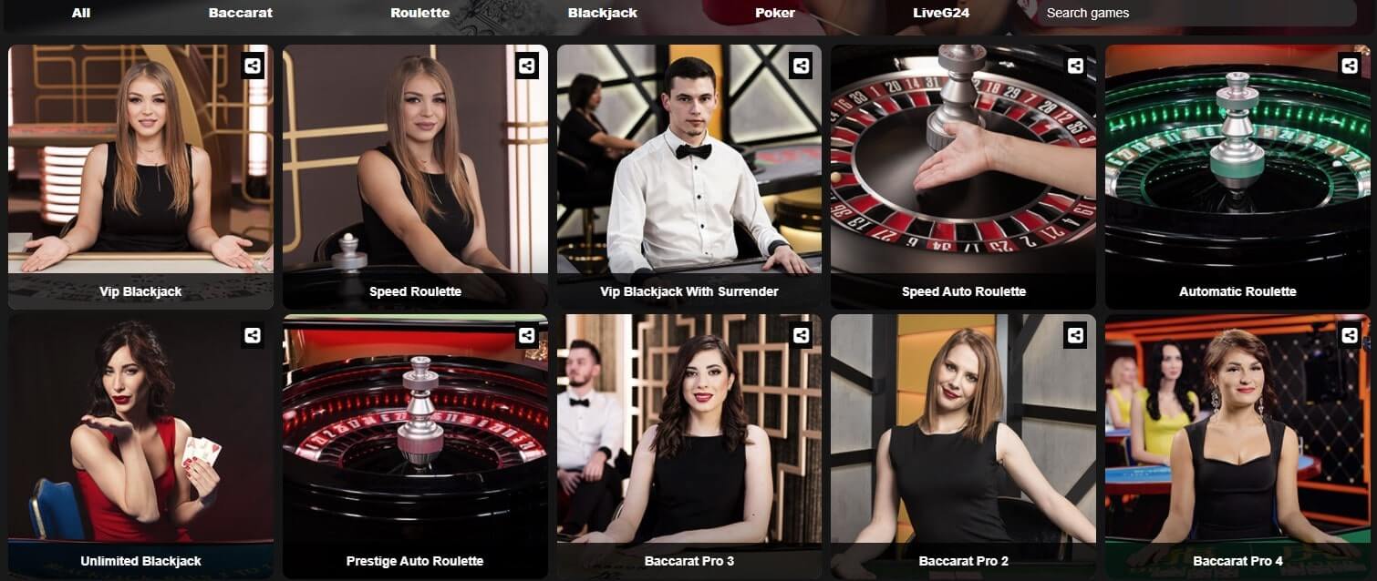 BetWorld247 live casino options