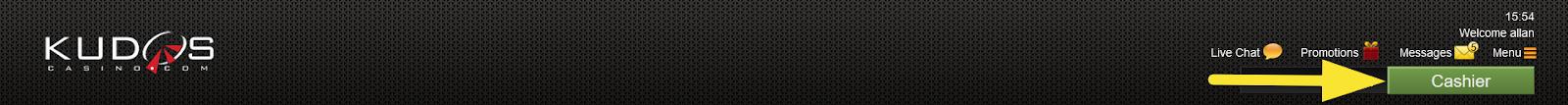 KUDOS_CASINO_CASHIER