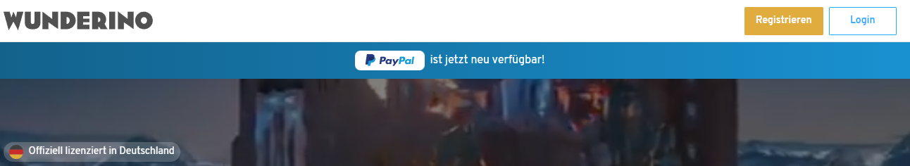 Wunderino PayPal