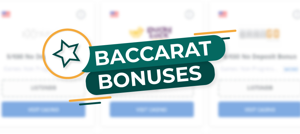 online baccarat bonuses