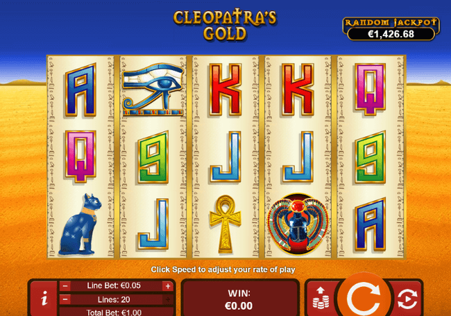cleopatra'd gold slot machine