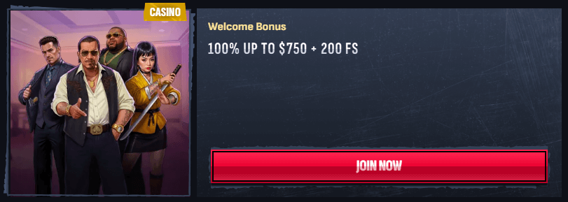mafiacasino welcome offer