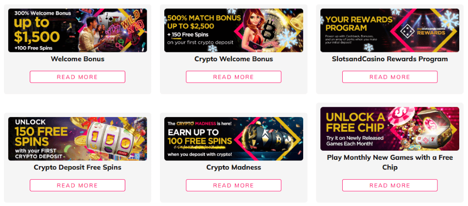 slotsandcasino promotions