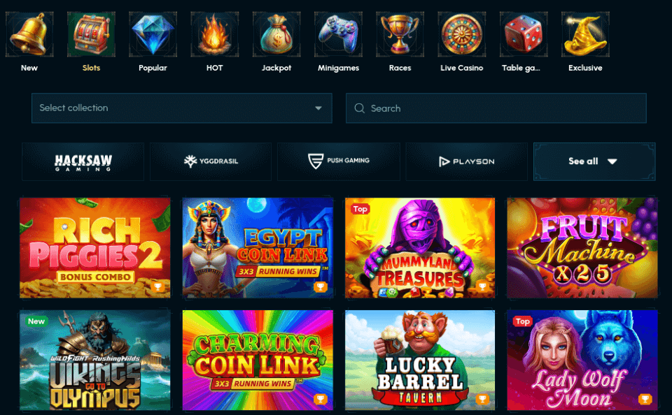 spellwin casino game library