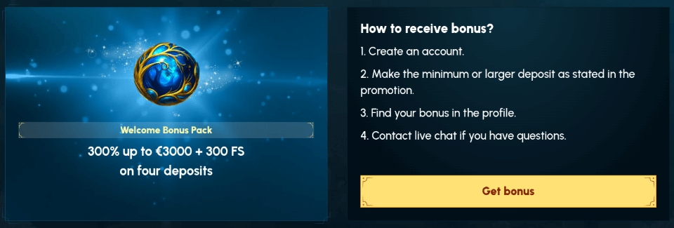 spellwin casino welcome pack