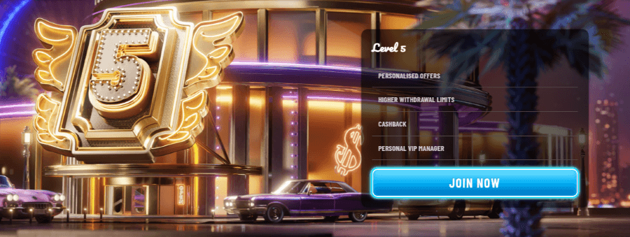 wyns casino vip level 5